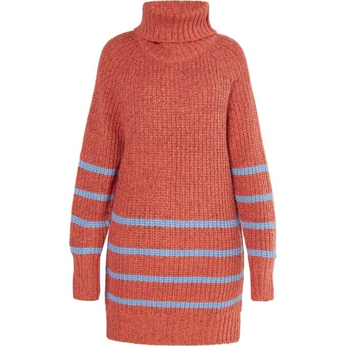 usha Gebreide trui Dames Vintage rood