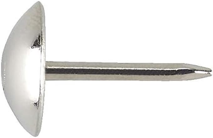 40 Stuks Meubelbekleding Nagels Vernikkeld Staal 15mm