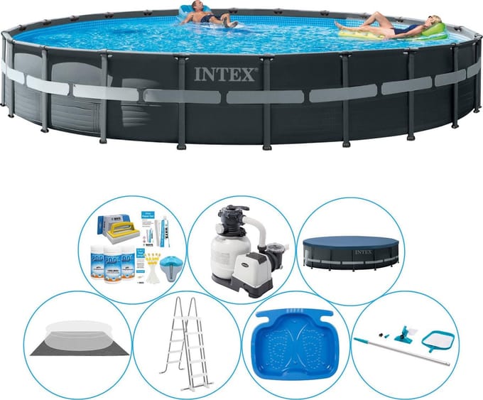 Ultra XTR Frame Rond 732x132 cm - Zwembad Super Set