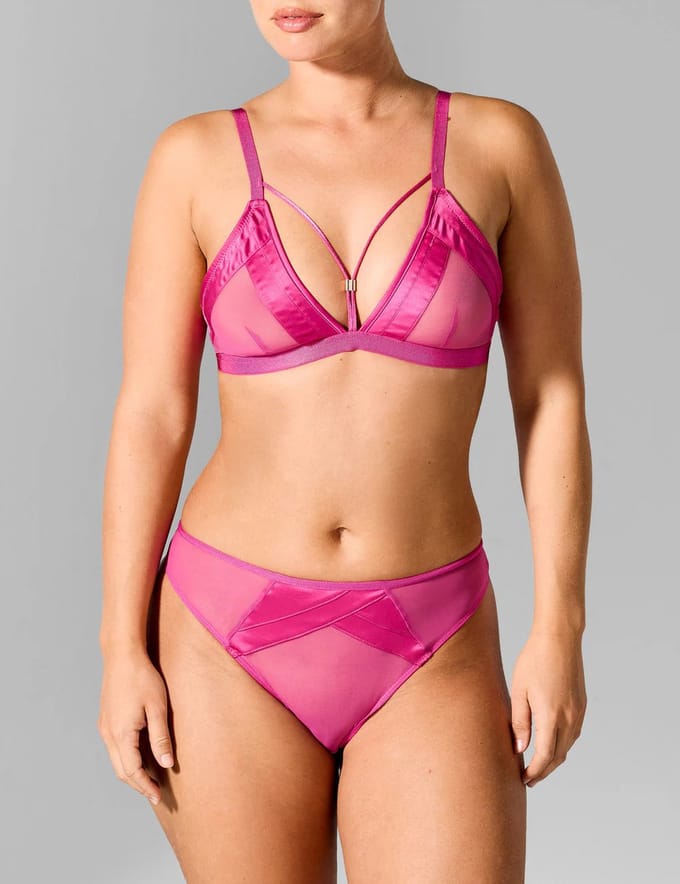 Sapph - Lisette Bralette Very Berry - maat L - Roze