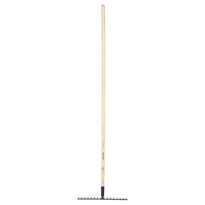 Fiskars Solid Houten Hark met 16 Tanden 164cm