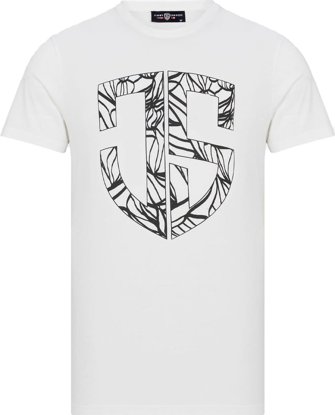 Jimmy Sanders – Walter – T shirt heren – Wit – Maat M
