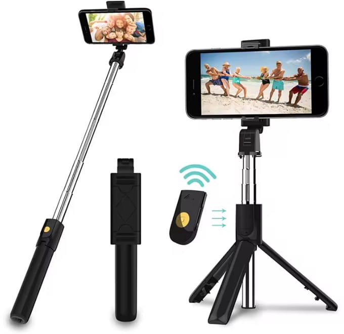New Age Devi -Tripod - Compact Statief voor Smartphones Cameras - Ideaal voor Vloggen