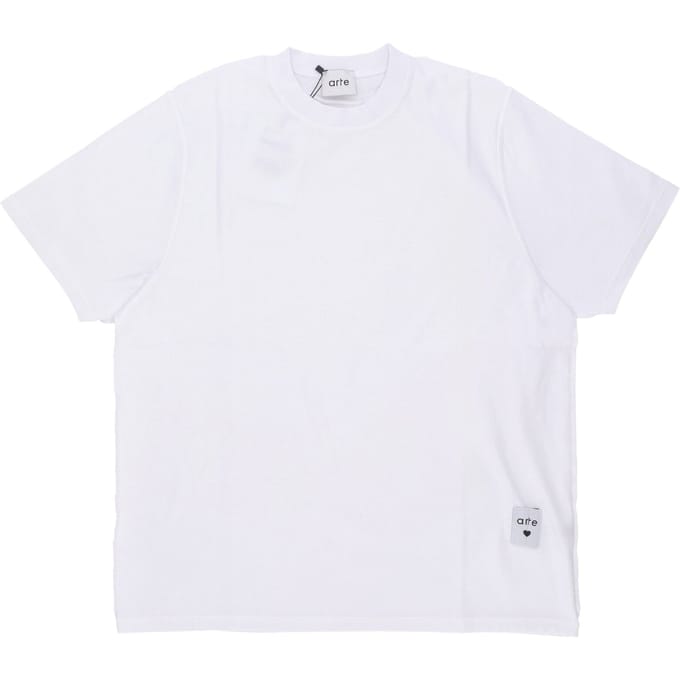 Heren shirt Reversible Label Tee White