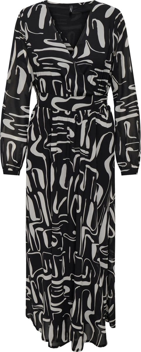 ONLY - ONLSTAR LIFE L/S CARA LONG DRESS PTM - Dames - Maxi jurken