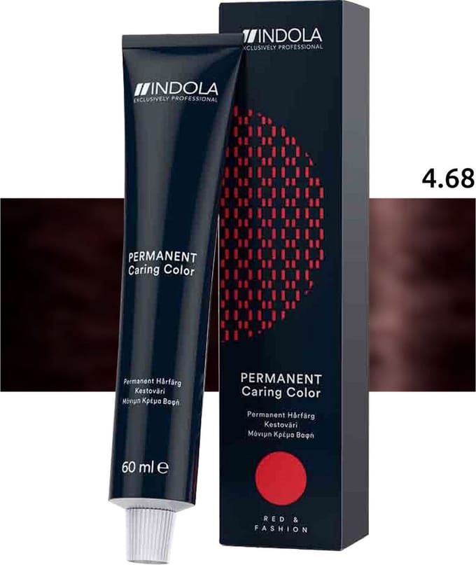 Indola - Indola Profession Permanent Caring Color 4.68 60ml