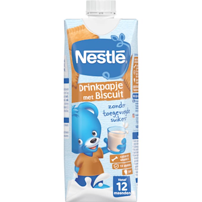 Drinkpapje met biscuit +12m