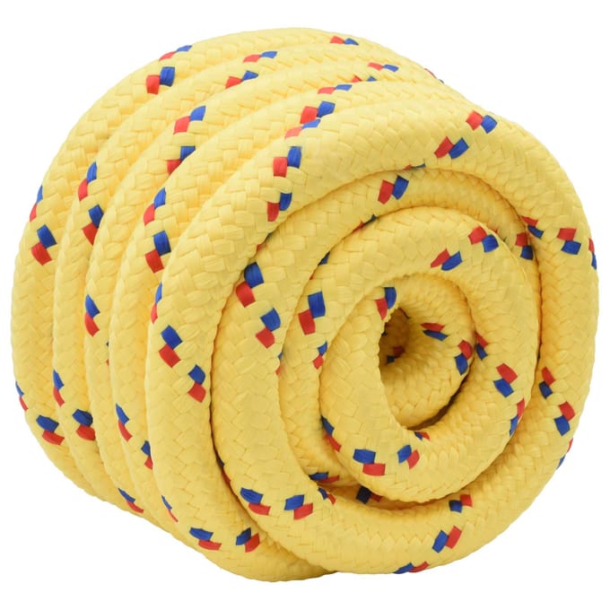 vidaXL - Boottouw - 4 - mm - 5 - m - Geel