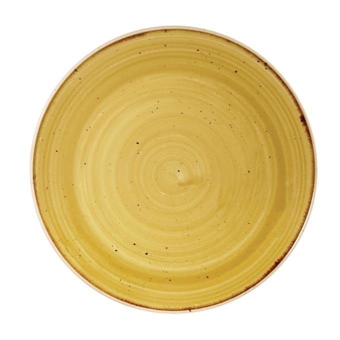 Churchill Stonecast Mustard Lotus Evolve Coupe Bord 21.7cm (12 stuks)