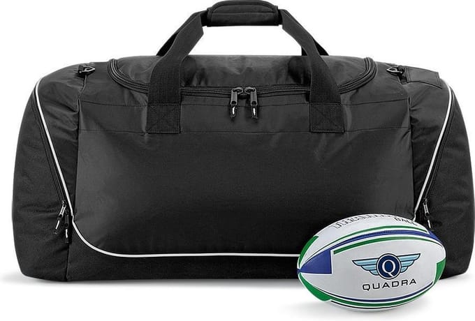 Quadra Jumbo Sporttas-Reistas Black/Light Grey