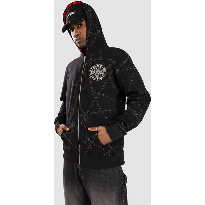 Affliction Iron Briar Hoodie zwart