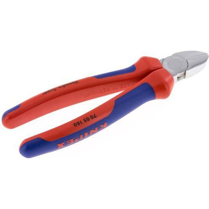 Knipex-Zijkniptang 180mm 2-Componenten Handgreep