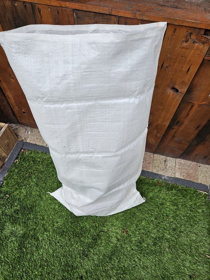 Puinzakken met plastic inlijner