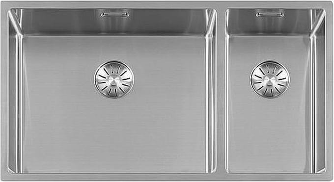 Lorreine Superplug series spoelbak 500+200400 mm RVS