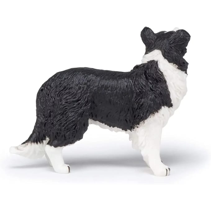 Papo Hond - zwart/witte Collie