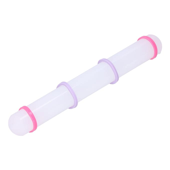 23cm Anti-aanbak Deegroller Koekjes Biscuits Fondant Taart Deegroller DIY Bakgereedschap white