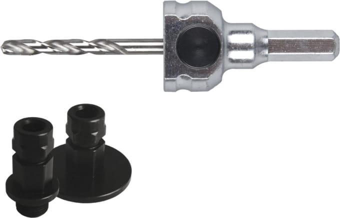 Rotec QC houder tbv HSS-Bi gatzagen 6k8,0mm HSS (kort) +2 adapters
