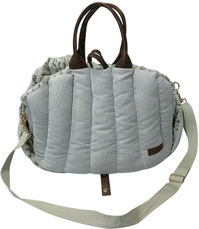 AB Snowleopard - Draagtas - Diana Wit/Grijs - XS - 50 x 30 x 35 cm
