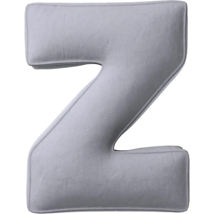 Kussen letter z Yellow Tipi Posh Velvet