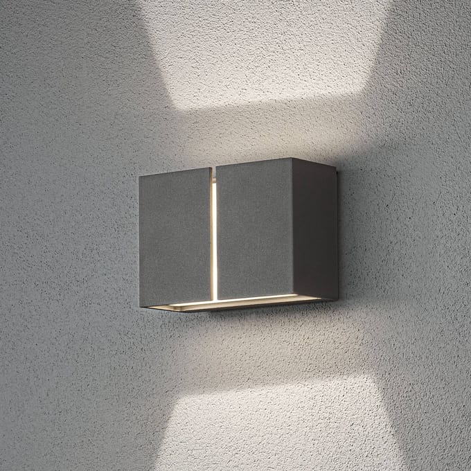 Konstsmide Pavia 7877-370 LED-buitenlamp (wand) Energielabel: G (A - G) LED 12 W Antraciet