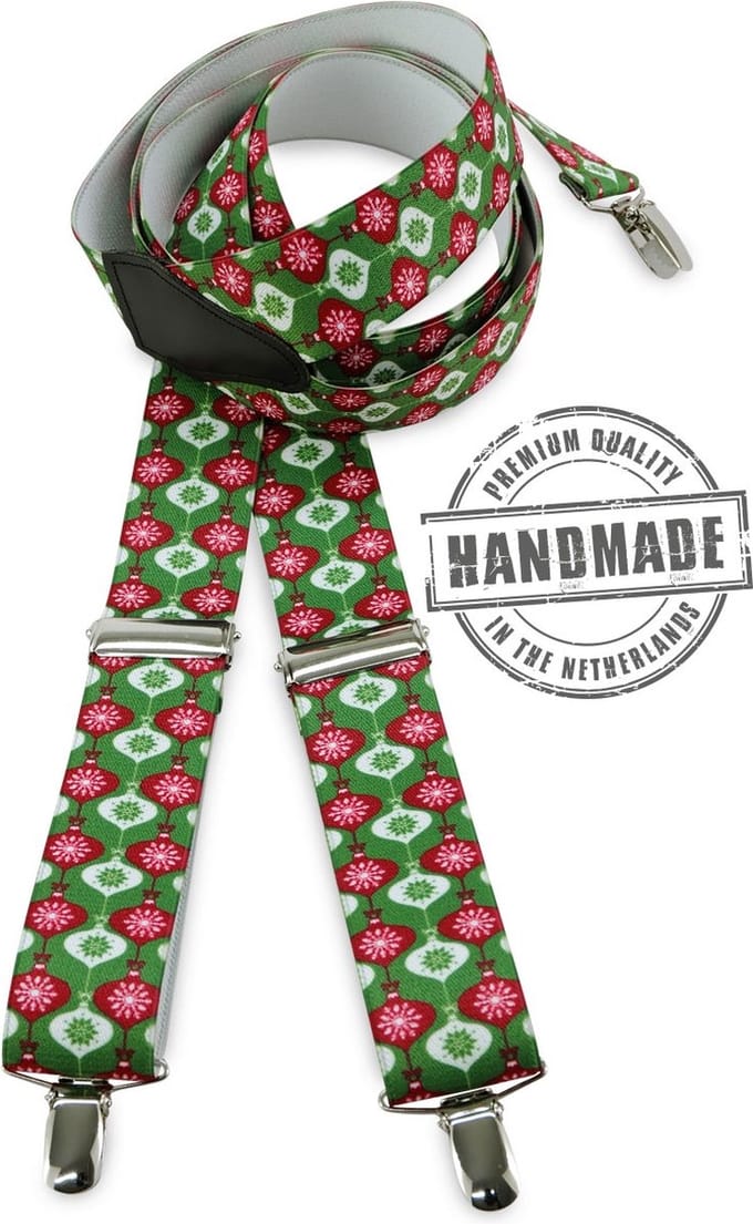 We Love Ties - Bretels - Bretels Festive Xmas - rood / groen / wit
