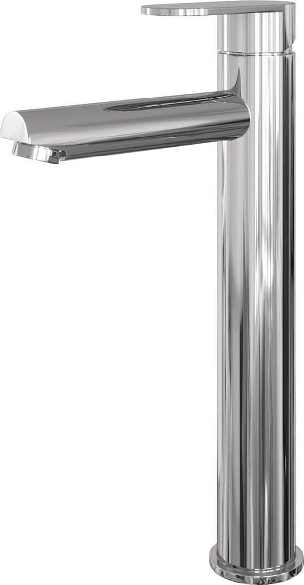 Brauer Chrome Edition verhoogde opbouw wastafelmengkraan model C chroom