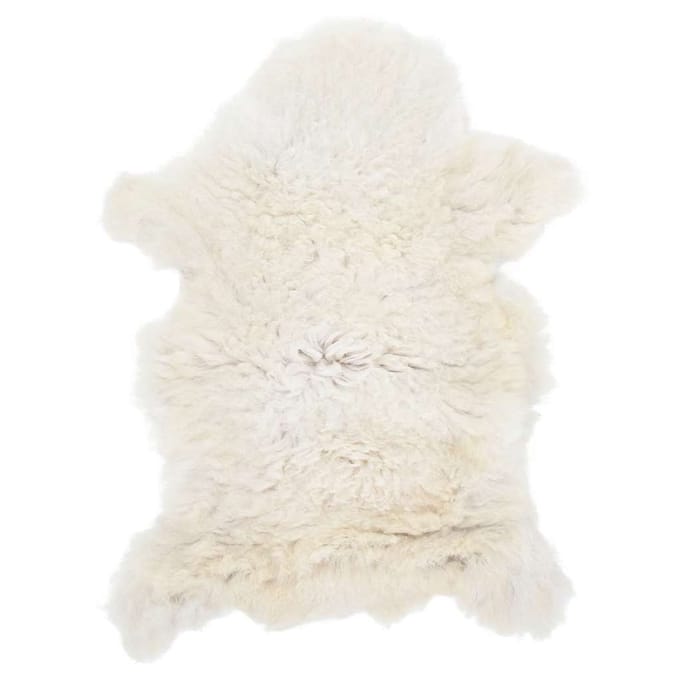 vidaXL - Schapenvacht - (60-70)x(90-100) - cm - crèmekleurig