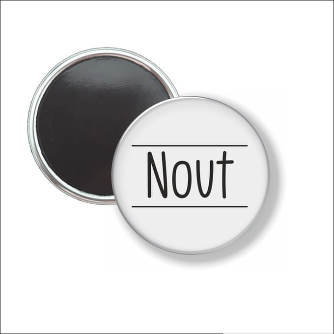 Button Met Magneet 58 MM - Nout - NIET VOOR KLEDING
