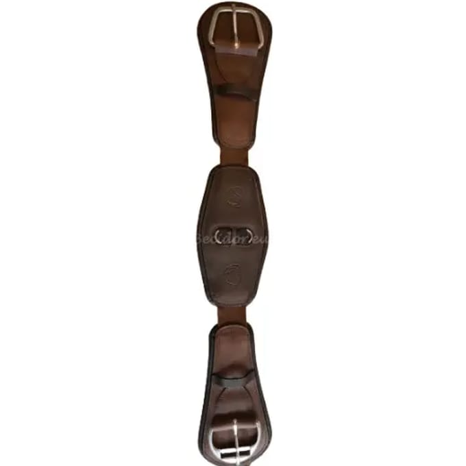 Leren westernsingel voor paard Edix Saddles Anatomic