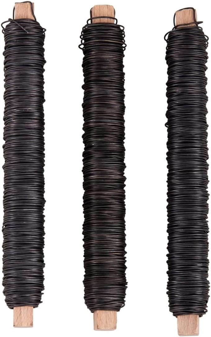 Flexibele Bloemendraad op Houten Spool - 0.55 mm Dikte - 100g