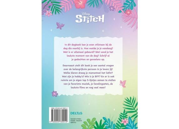 Deltas Disney mijn dagboek Stitch Dagboeken