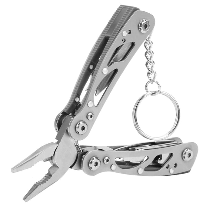 Multifunctionele Zakformaat Opvouwbare Tang Mes Schroevendraaier Multi Tool voor Buiten Kamperen white