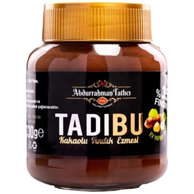 Abdurrahman Tatlıcı Tadıbu Pâte de Noisettes au Cacao 330 gr
