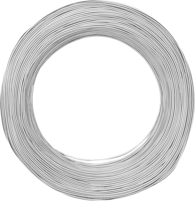 Vaessen Creative Aluminium Draad - 1mm - ±235m - 500g - Zilver