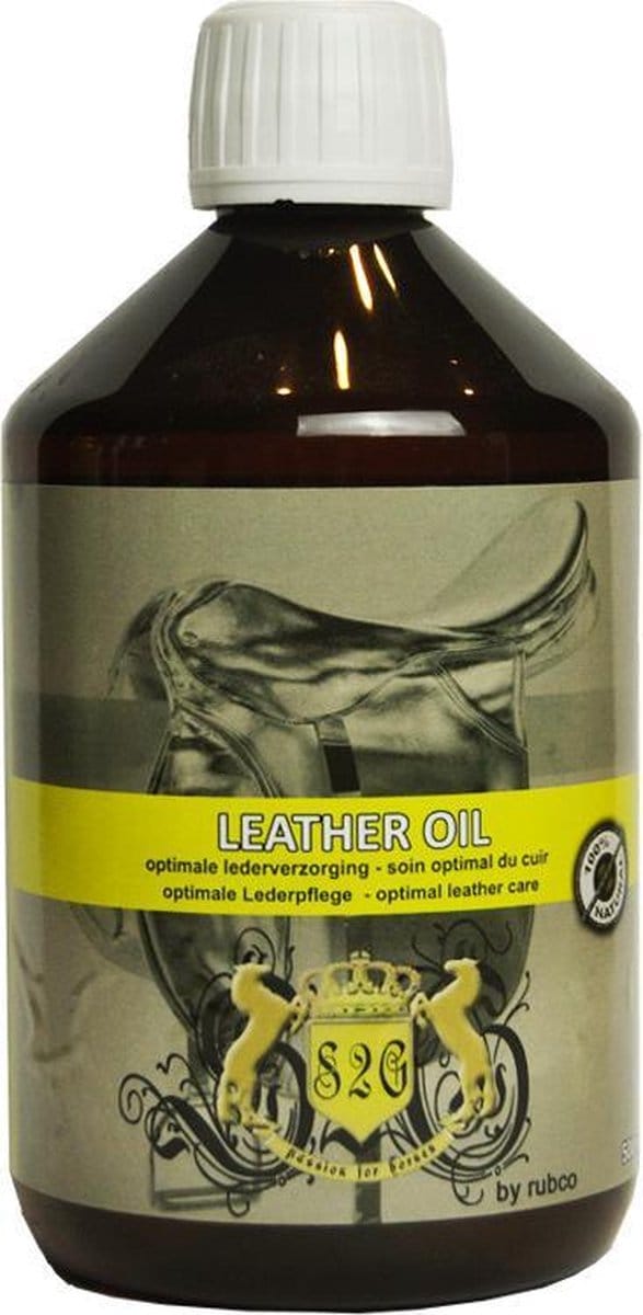S2g Lederolie Transparant/zwart 500 Ml