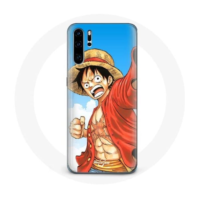 Coque pour Huawei P30 Manga One piece Luffy Anime