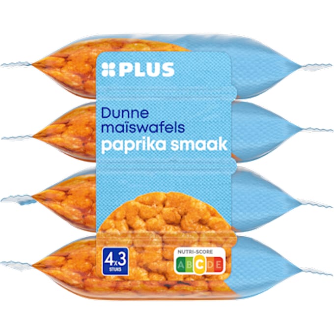 Maiswafels Paprika