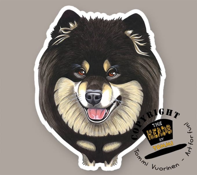 Magneet Hond Finse Laphond