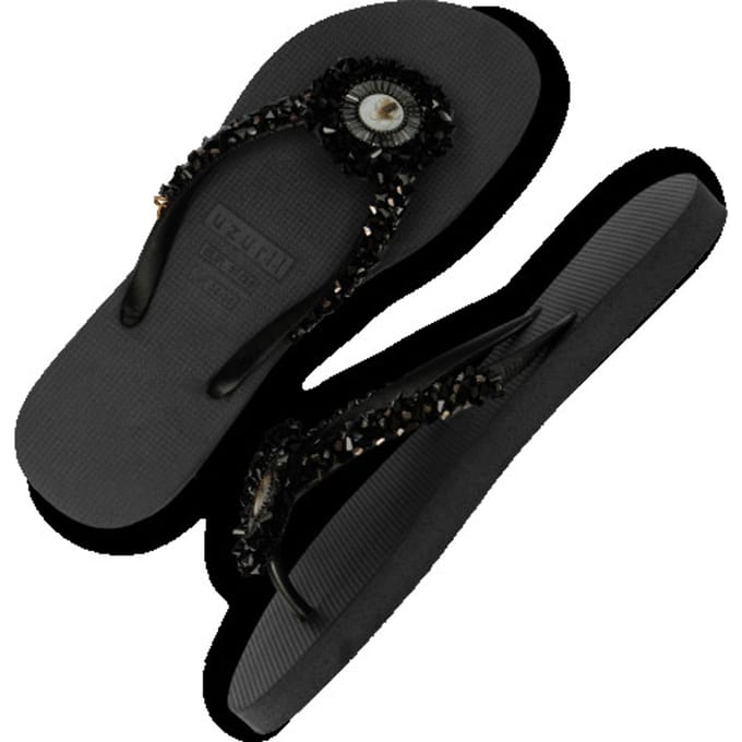 Uzurii | Teenslippers | Dames | Zwart | Maat 39/40