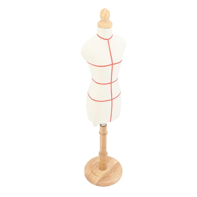Vrouwelijke Paspop Beukenhout Stabiele Paspop Mannequin Torso met Standaard voor Display Naaien white