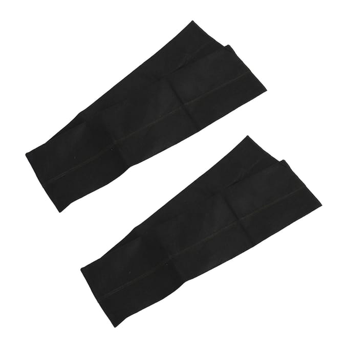 2 Stuks 5ft Watergeactiveerde Overstromingsbarrières Niet-geweven Absorberende Hars Dubbellaags Vloerpreventie black