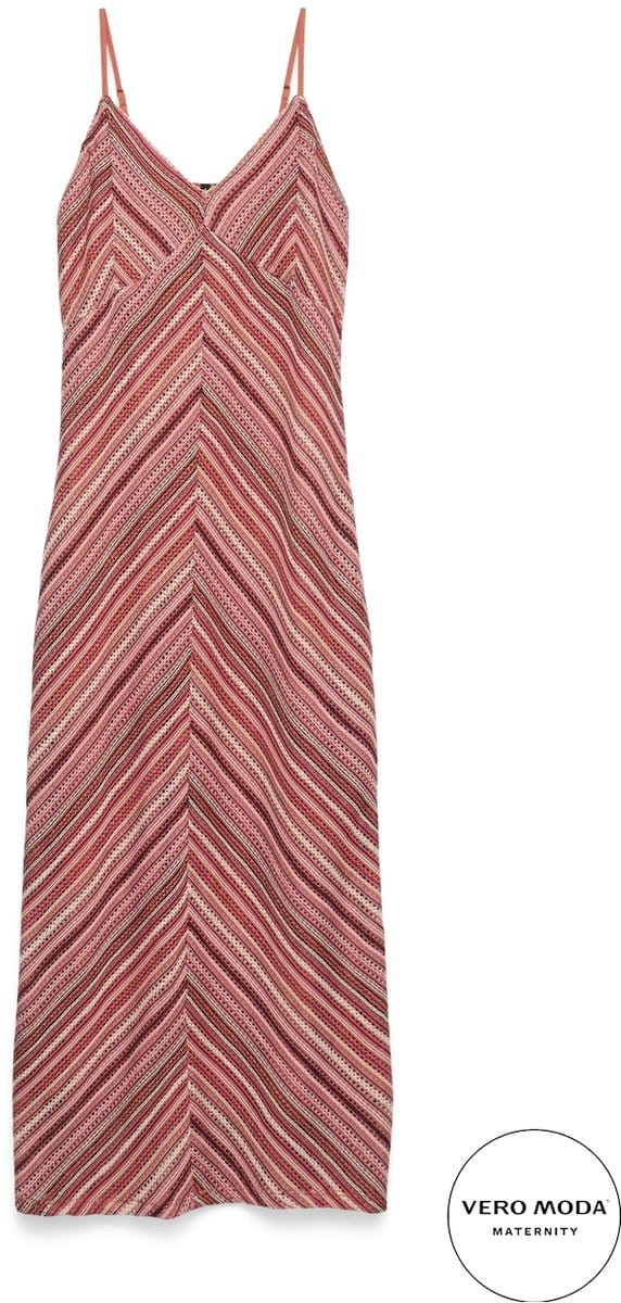 VERO MODA MATERNITY - VMMDEMI SINGLET DRESS JRS GA - Dames - Maxi jurken