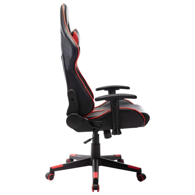 vidaXL - Gamestoel - kunstleer - zwart - en - rood