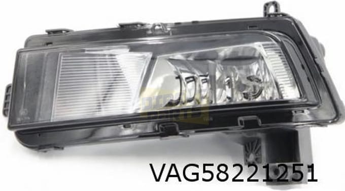 Volkswagen Touran (7/2015- 6/2017 ) mistlamp Links chrome OES! 5TA941661