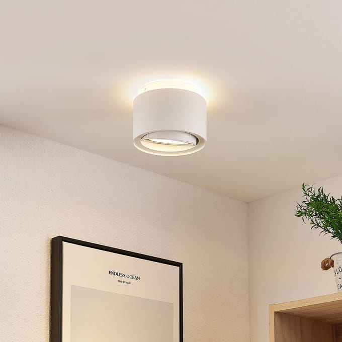 Arcchio - buitenspot - 1licht - Aluminium - H: 12 cm - GU10 - wit (RAL 9003)