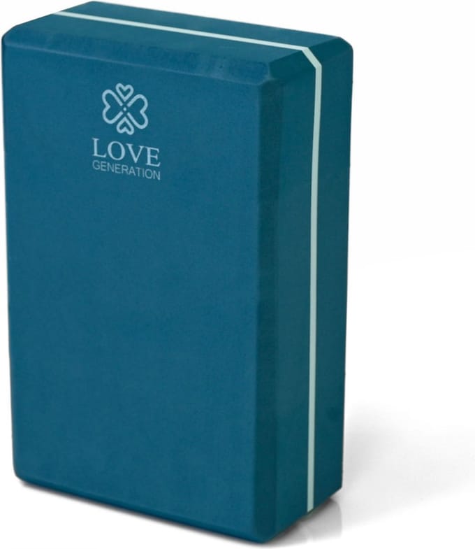 Love Generation - Foam Yogablok - Balanced Blue