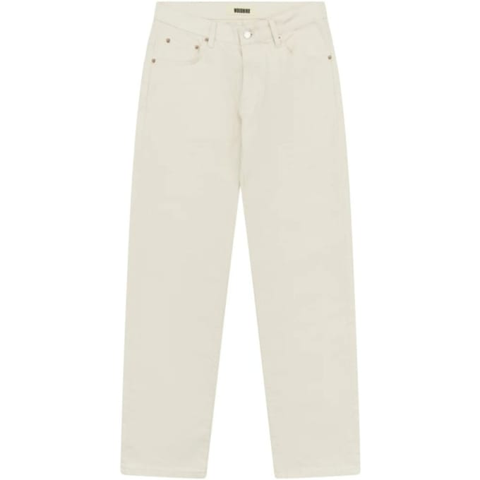 Woodbird Wbdoc twill pants 2416-116 off white