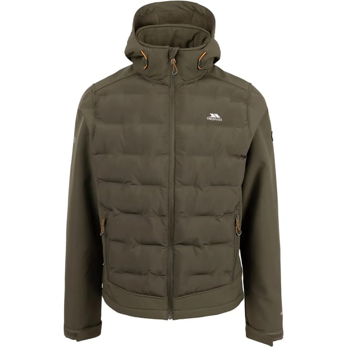 Trespass Alwero Softshelljack Groen,Bruin S Man