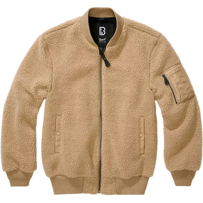 Brandit - MA1 Sherpa Jacket - L - Geel