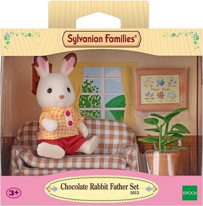 Sylvanian Families 5013 Set Vader Chocoladekonijn (sofa) Speelsets